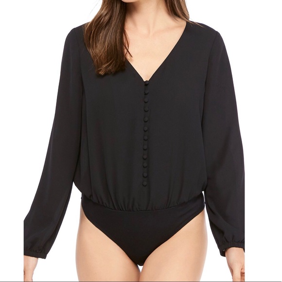 THE LIMITED Women's Button Front Bodysuit - Picture 4 of 9